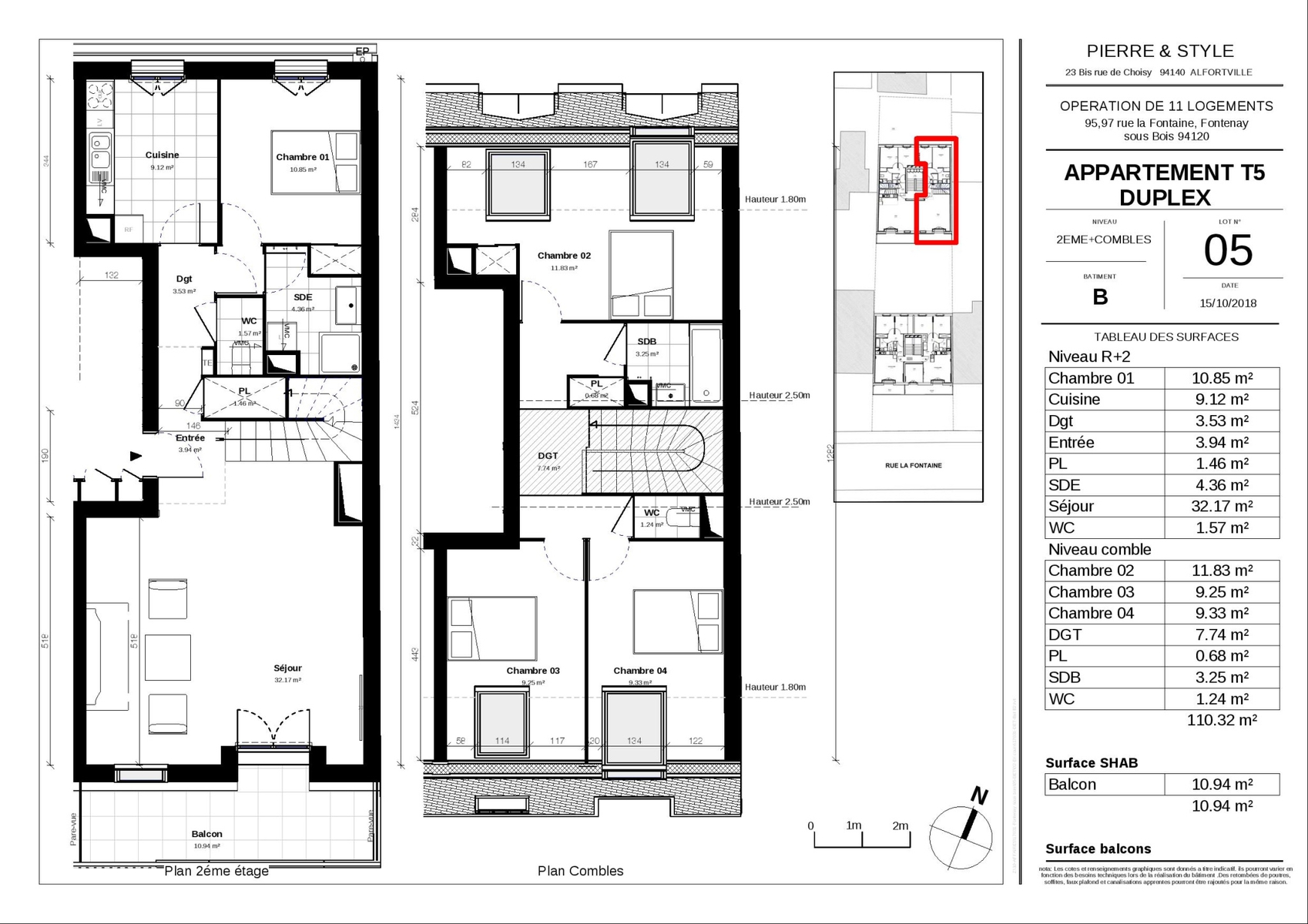 plan appartement 62m2