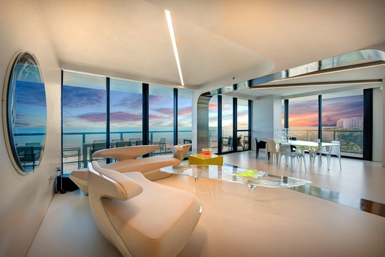 Le penthouse de l’architecte Zaha Hadid 