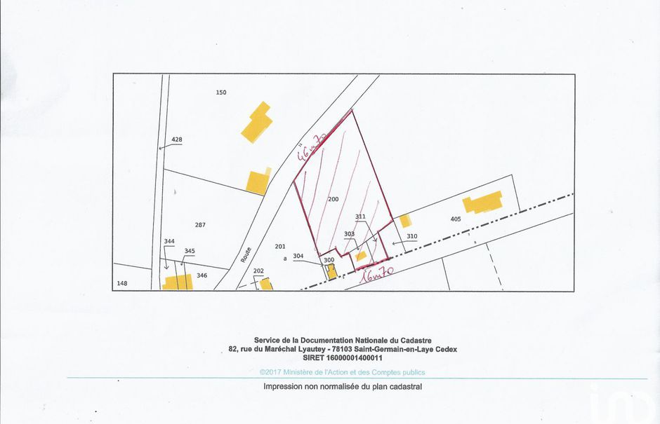 Vente terrain  2100 m² à Deneuille-les-Mines (03170), 17 900 €