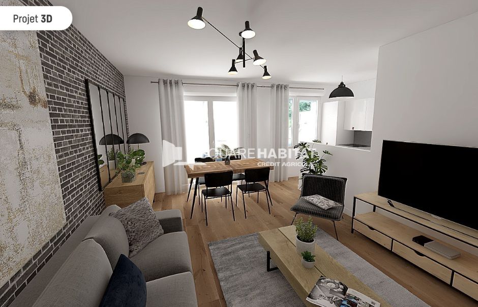 Vente appartement 2 pièces 42.43 m² à Saint-Méen-le-Grand (35290), 89 900 €