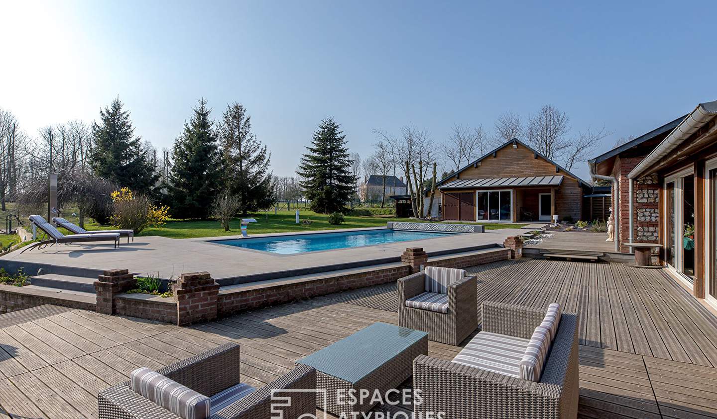Maison avec piscine et terrasse Saint-Sauveur-d'Emalleville