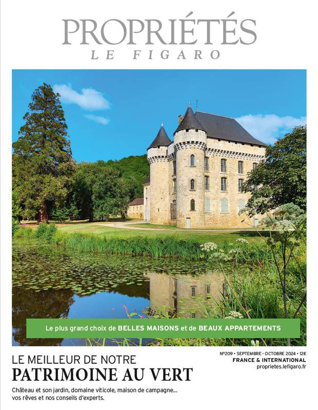 Couverture du magazine Propriétés Le Figaro 209 des mois de septembre-octobre 2024