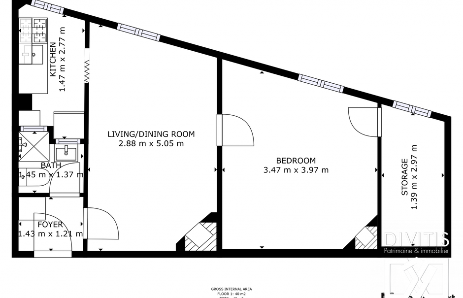 Vente appartement 2 pièces 36.93 m² à Alfortville (94140), 225 000 €