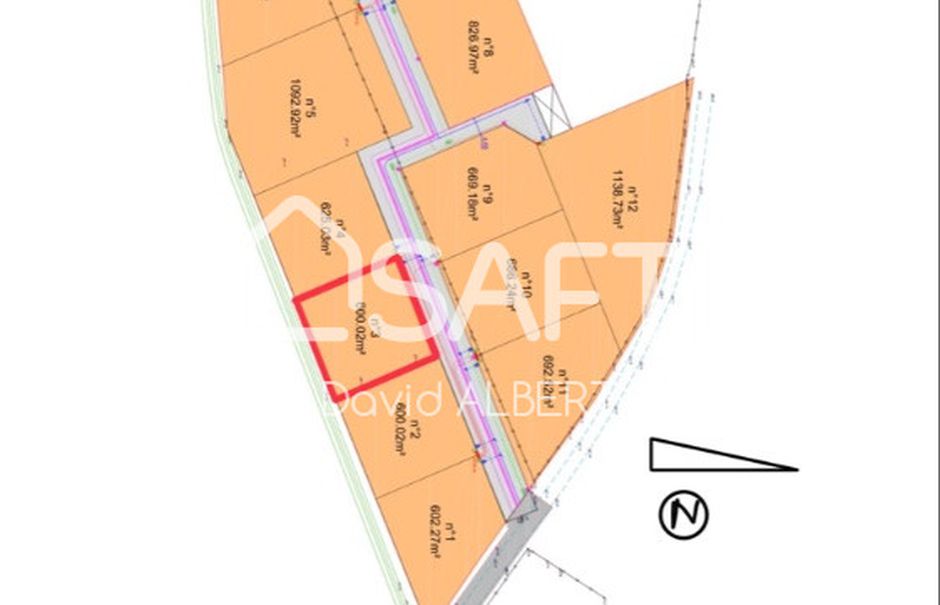 Vente terrain  600 m² à Thierville-sur-Meuse (55840), 54 200 €