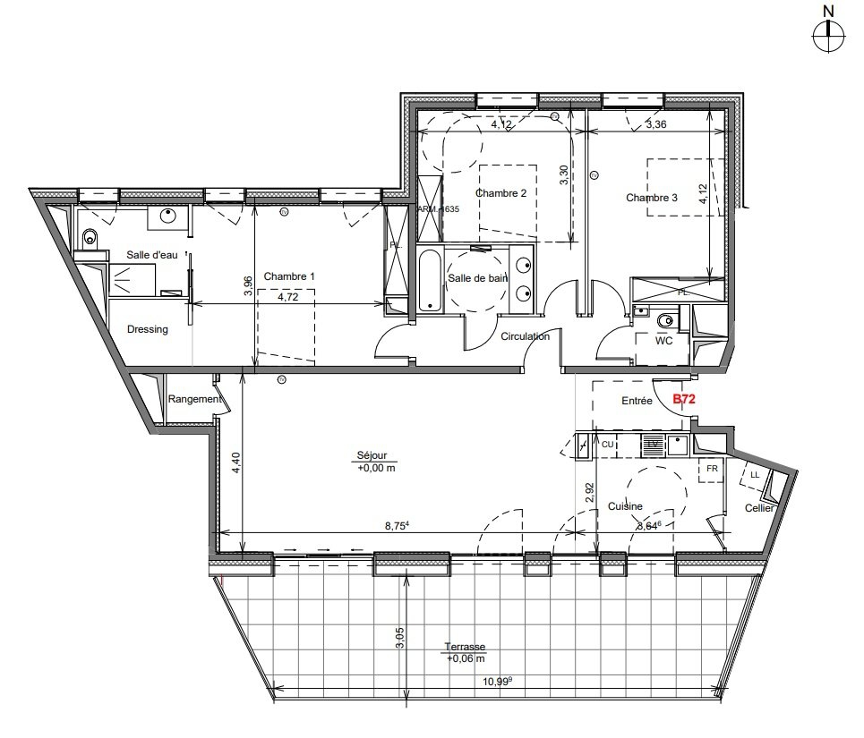 plan appartement 130m2