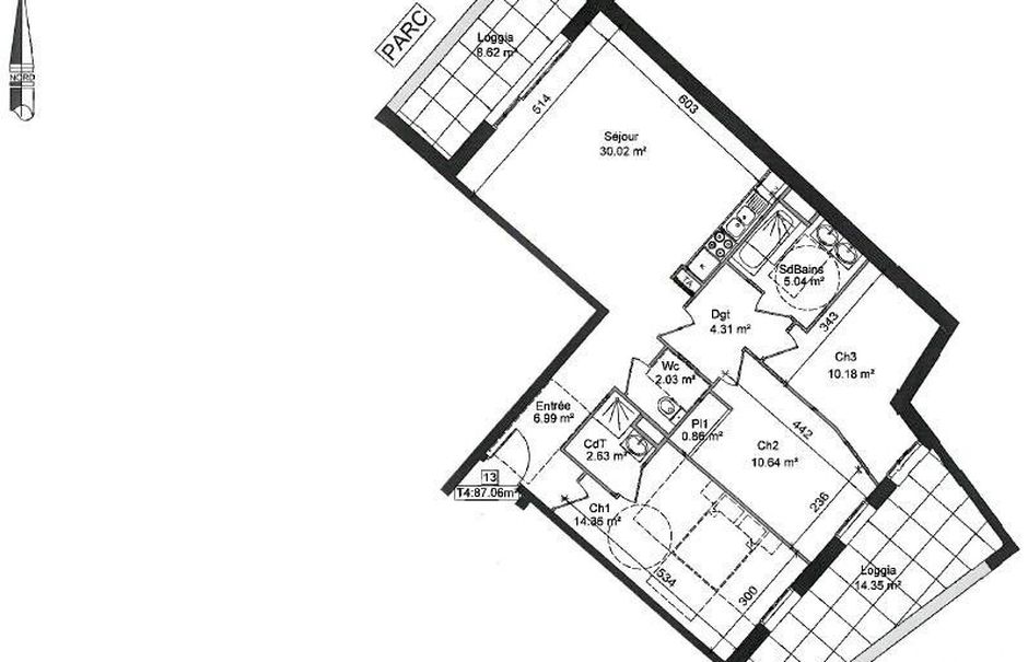 Vente appartement 4 pièces 87 m² à Parentis-en-Born (40160), 365 652 €