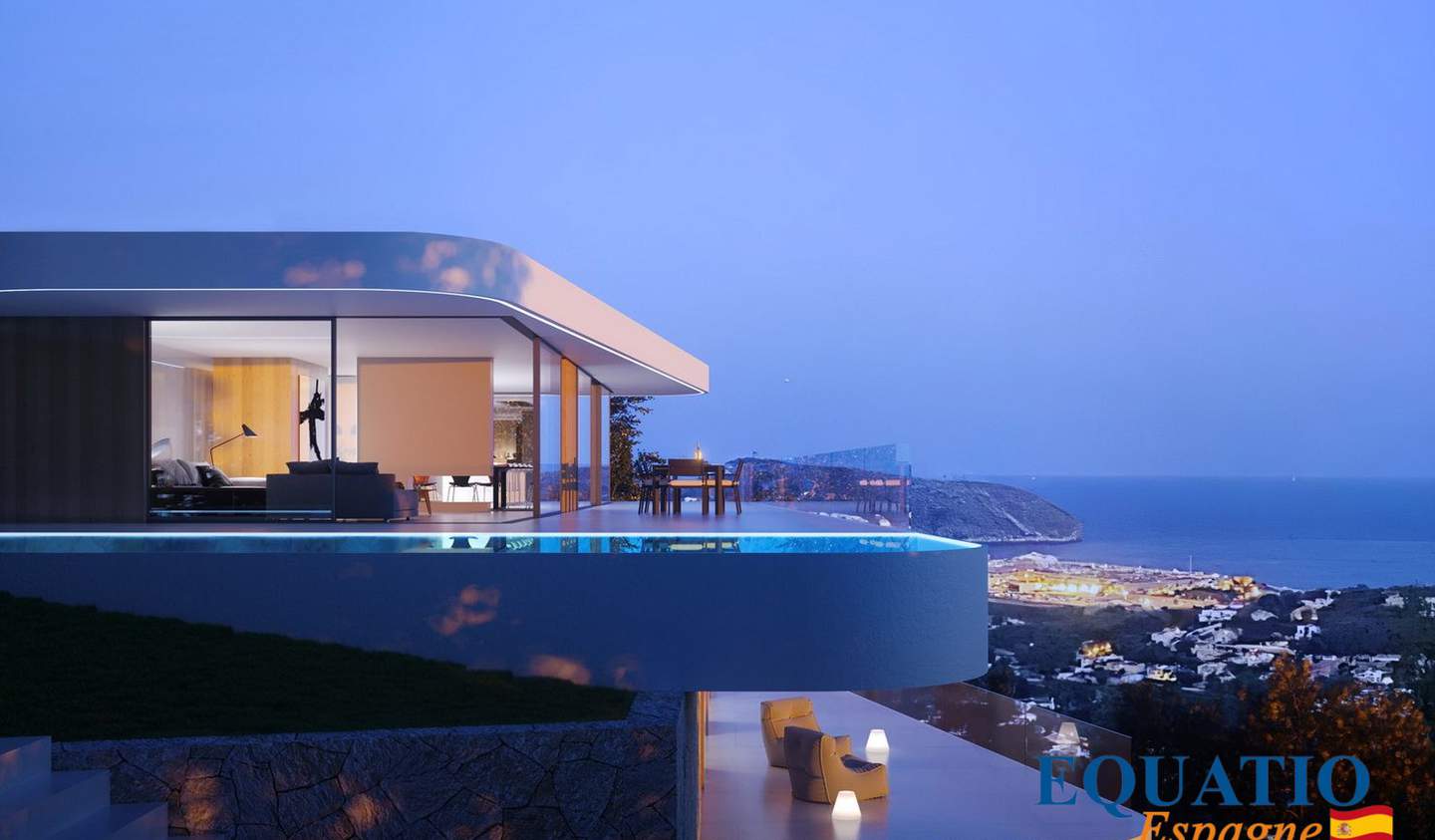 Villa avec piscine et terrasse Moraira